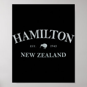 Hamilton New Zealand Hamilton Nz Graphic Print