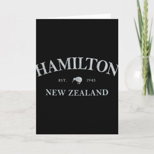Hamilton New Zealand Hamilton Nz Graphic Print Card