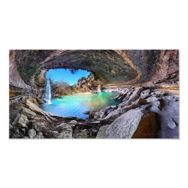 Hamilton Pool - Austin Texas Photo Print (Front)