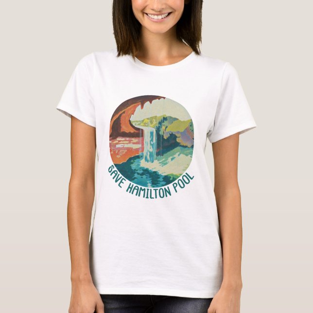 Hamilton Pool T-Shirt - Women (Front)