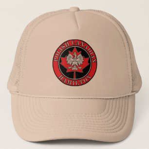 Hamilton Round Polish Canadian Leaf Trucker Hat