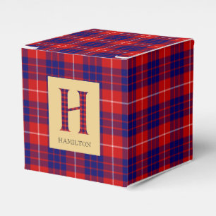 Hamilton Tartan Monogram H Favour Box