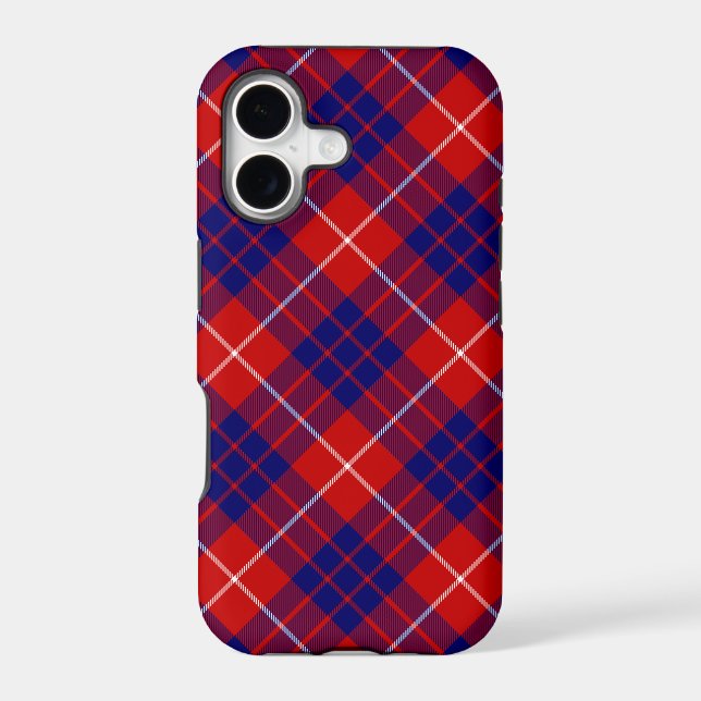 Hamilton tartan red blue purple plaid (Back)