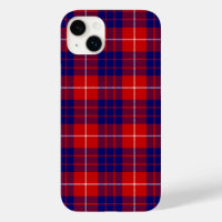 Hamilton tartan red blue purple plaid