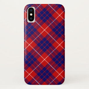 Hamilton tartan red blue purple plaid Case-Mate iPhone case