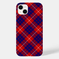 Hamilton tartan red blue purple plaid