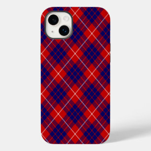 Hamilton tartan red blue purple plaid iPhone 14 plus case