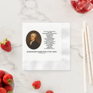 Hamilton Wealth Independence Security Manufactures Napkin