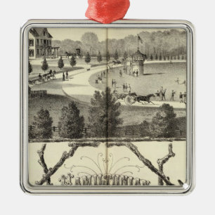 Hamiltonian Farm in Middletown, NJ Metal Tree Decoration