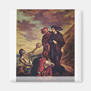 Hamlet And Horatio In The Graveyard Magnet