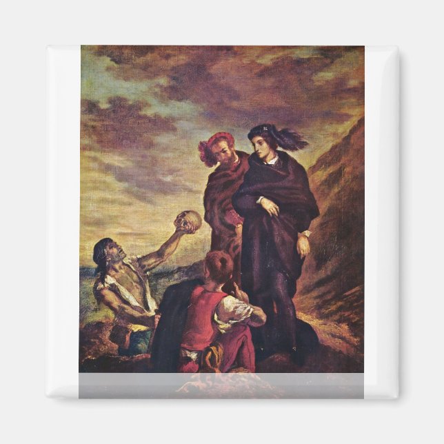 Hamlet And Horatio In The Graveyard Magnet (Front)