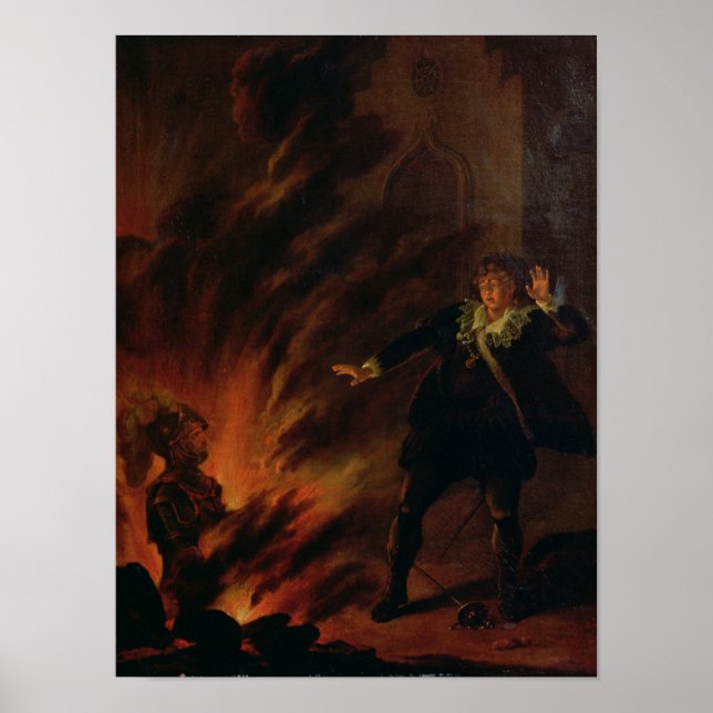 Hamlet and the Ghost of his Father Poster (Front)