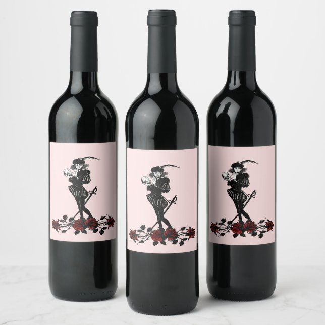 Hamlet Pink  Wine Label (Bottles)