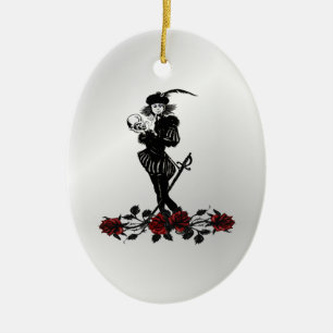 Hamlet Silver Ceramic Tree Decoration