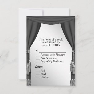 Hamlet Theatre Theme RSVP Card