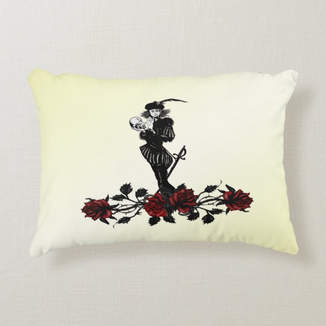 Hamlet Yellow Decorative Cushion (Front)