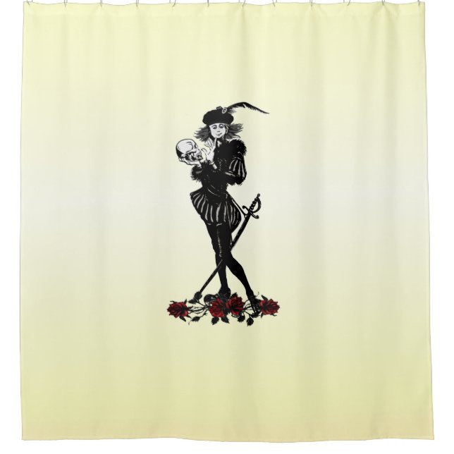 Hamlet Yellow Shower Curtain (Front)