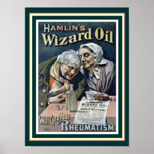 Hamlin's Wizard Oil (Cure All) 12 x 16 Print
