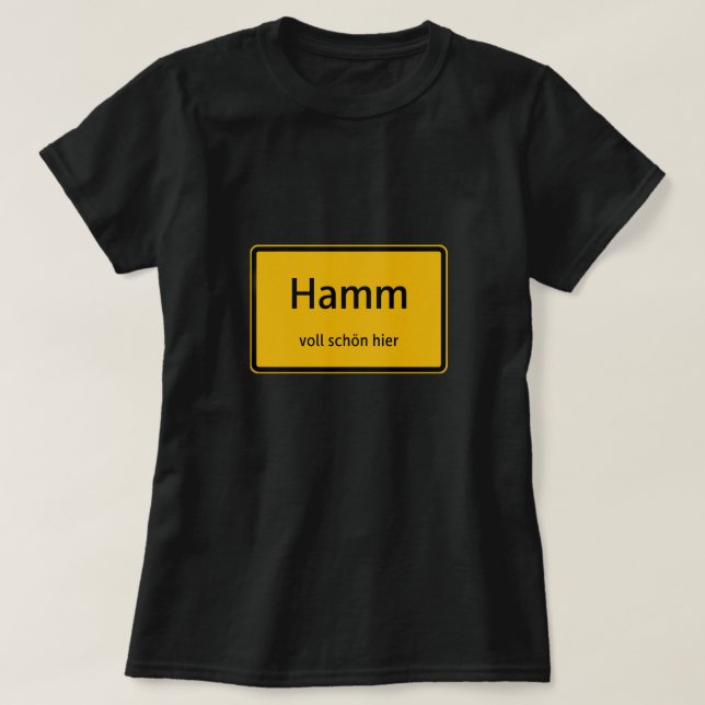Hamm Ladies Women T-shirt shirt shirt (Design Front)
