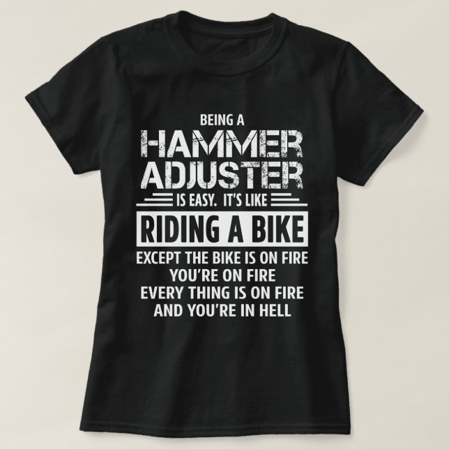 Hammer Adjuster T-Shirt (Design Front)