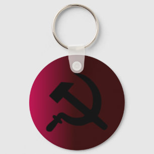 Hammer and Sickle Key Ring