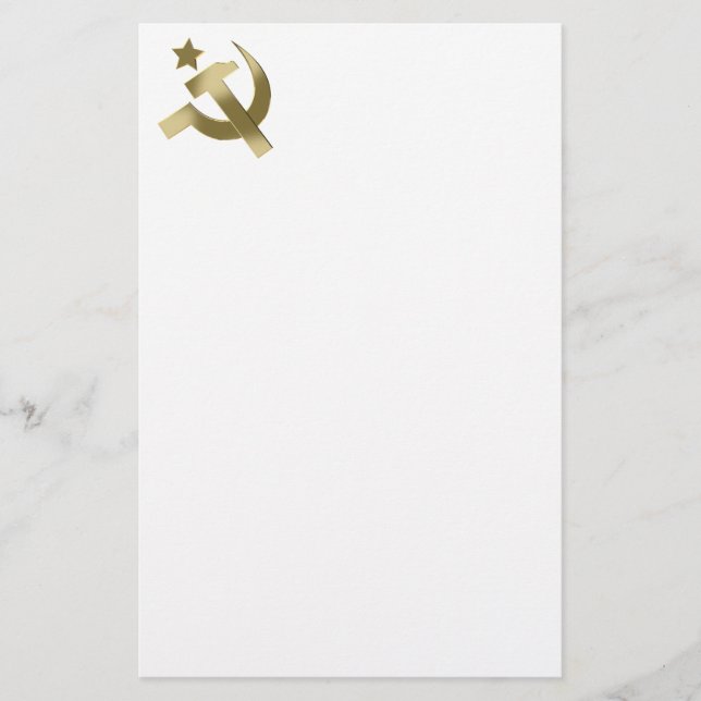 Hammer and sickle stationery (Front)