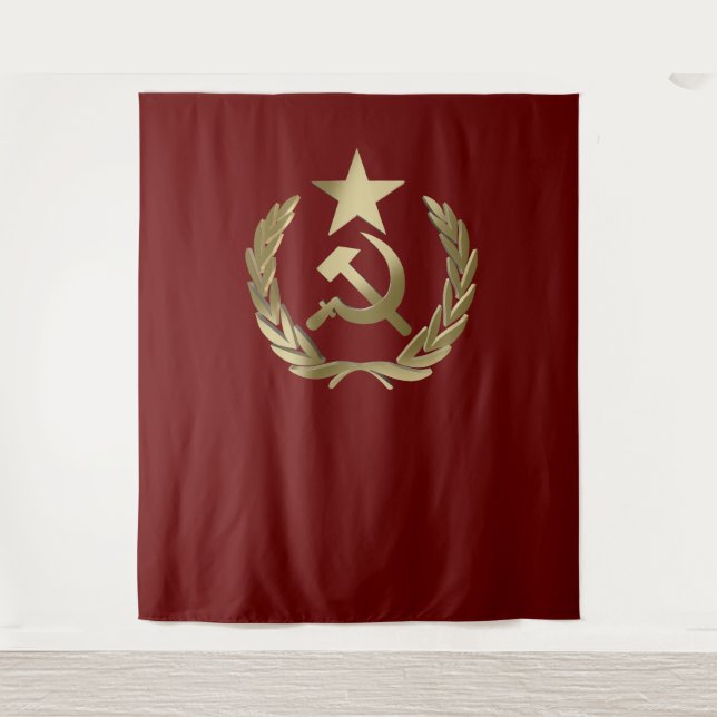 Hammer and sickle tapestry (Front)