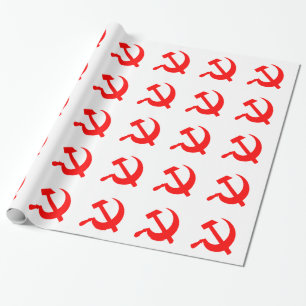 Hammer and Sickle Wrapping Paper