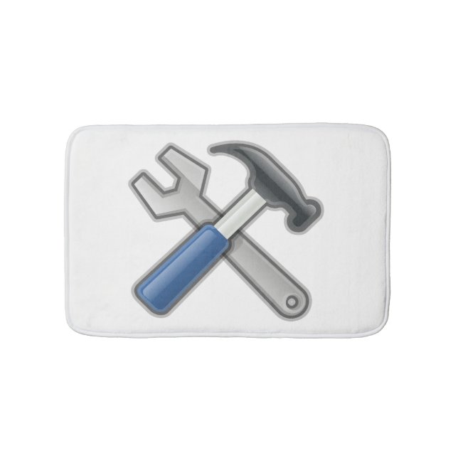Hammer and Wrench Bath Mat (Front)