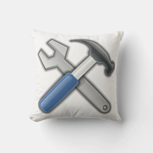 Hammer and Wrench Cushion
