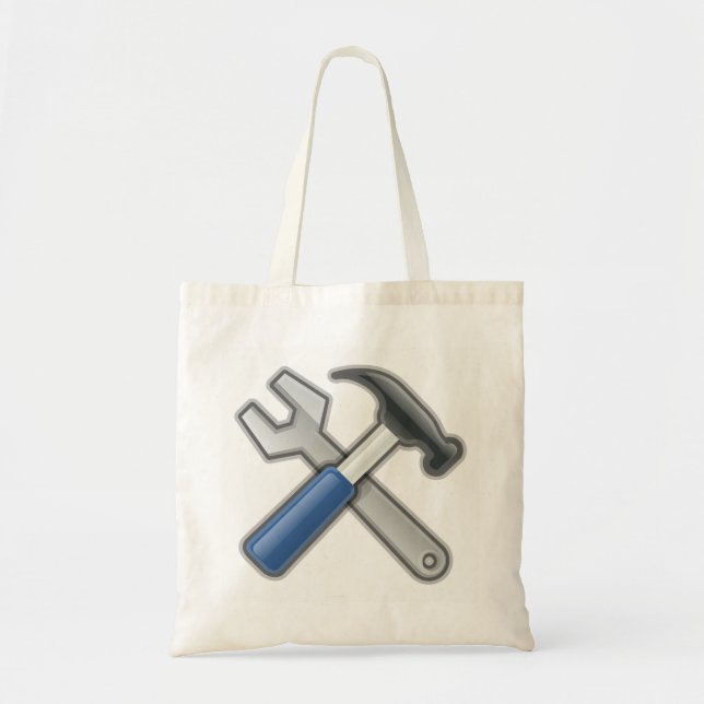 Hammer and Wrench Tote Bag (Front)