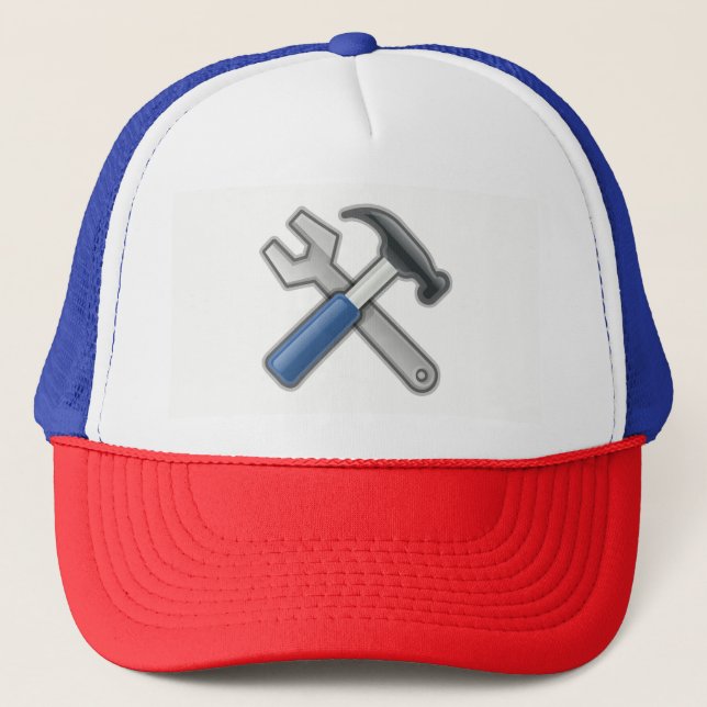 Hammer and Wrench Trucker Hat (Front)
