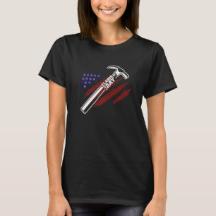 Hammer Craft Handyman Happy Labour Day T-Shirt