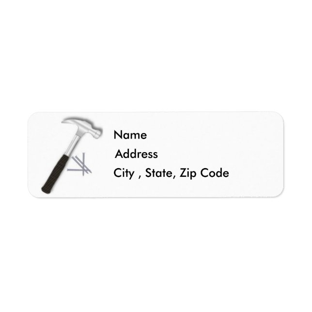 Hammer Return Address Label (Front)