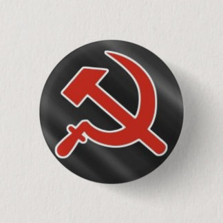 Hammer & Sickle 3 Cm Round Badge