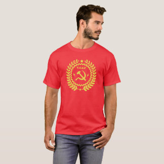Hammer & Sickle CCCP Badge Men's T-Shirts