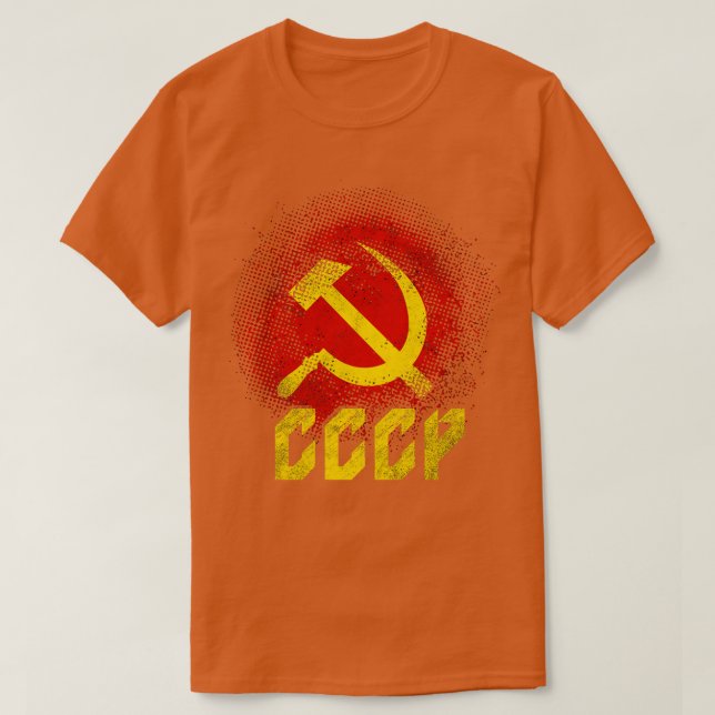 Hammer Sickle Soviet Union CCCP Communism T-Shirt (Design Front)