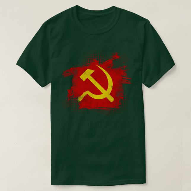 Hammer Sickle Soviet Union Communism 2 T-Shirt (Design Front)
