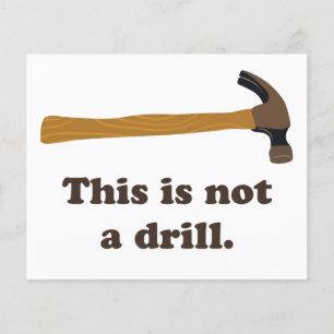 Hammer - This is Not a Drill Flyer