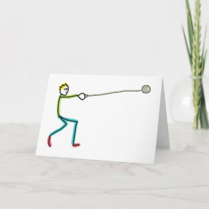 Hammer Throw Stickman Card