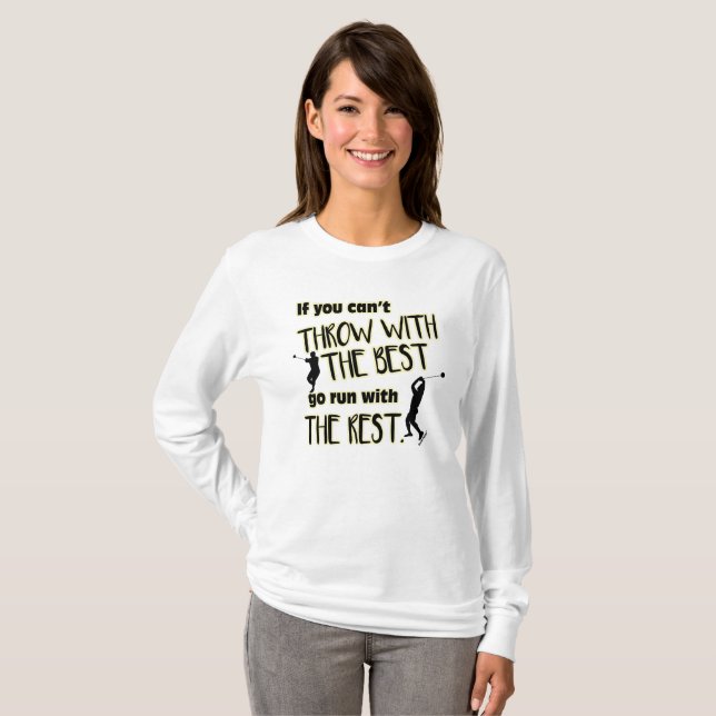 Hammer Throw With The Best- Women's Long Sleeve T-Shirt (Front Full)