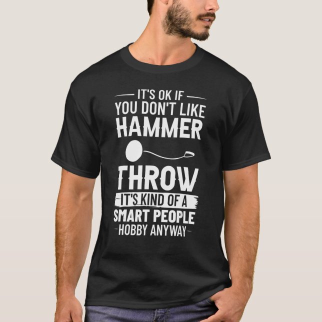 Hammer Throwing Track And Field Ball Thrower Train T-Shirt (Front)