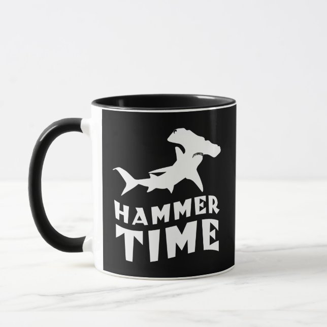 Hammer Time | Design For Hammerhead Shark Lovers Mug (Left)