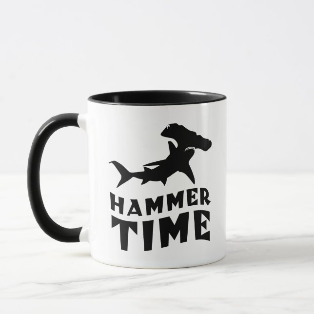 Hammer Time | Design For Hammerhead Shark Lovers Mug (Left)