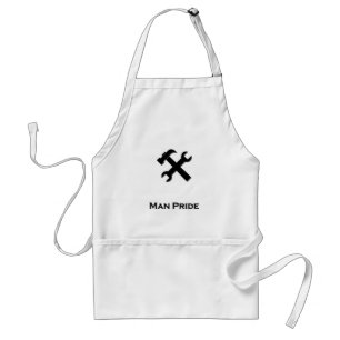 Hammer Wrench Man Pride black Standard Apron