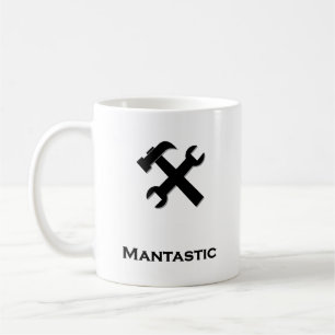Hammer Wrench Mantastic black Coffee Mug