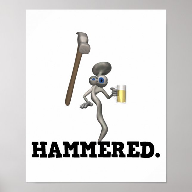 Hammered Poster (Front)