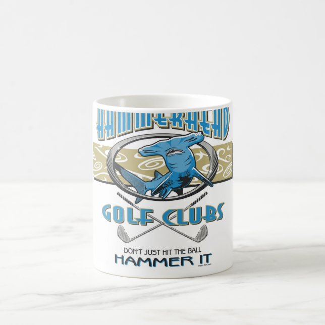 Hammerhead Golf Clubs Coffee Mug (Center)