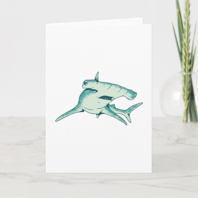 Hammerhead shark card (Front)