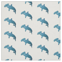 Hammerhead shark cartoon illustration